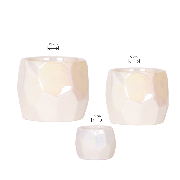 Mural Home| Combi deal - Pearl travertine potten